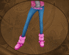 [MAR]Jeans with pink ugs