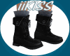 [K1] Black Basic Boots