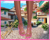Pink heart sandal