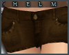 [H] Short Shorts Brown