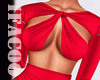 Satin Red Dress