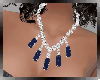 F* SAPHIRE NECKLAGE
