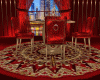 Red Round Rug