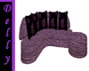 ~D~Purple swirl couch