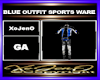 BLUE OUTFIT SPORTS WARE