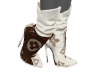 LV Mocha Booties