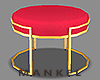 Round Chair Red