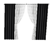 MO Black  White Curtains