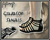 +RR~P Blk Gladiator Shoe
