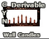 Derivable Wall Candles