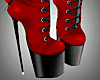 Ariel Red Boots