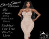 4954 Sheer Lace Dress