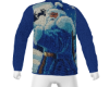 Blue Santa Swaeter