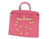 chain birk bag hotpink