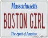 Boston Girl License Plat