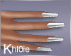 K silver nye nails