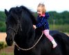 Little Girl and Horse