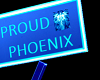 Proud Phoenix Head Sign