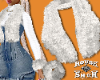 ADD fur scarf sleeves W