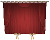Red Retractable Curtain