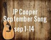 JP COOPER SEPT SONG