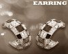 Brown Silver earring