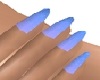 Nails Blue Purple