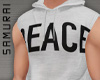 #S Peace Hooded #Marl