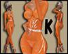 ❤ Orange Sexy Body RLL