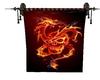 Fire Skull Dragon Banner