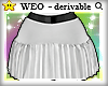 weo 90s pleated skirt