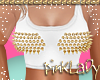<P>Spiked Top White
