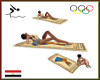 F Egyptian Beach Towel 