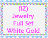 Jewelry Set White Gold
