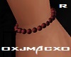 [J] Wrist Beads Red R