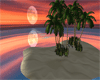 Romantic beach island