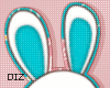 !!D Bunny Backpack Teal