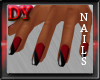 DY* Nails Black Red