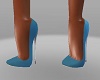 Aqua & Silver heels
