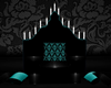 Teal/Blk Throne