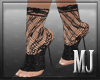 -M-Dark Heel Boots