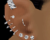 Multi diamond Earrings