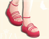 F! Sandals Summer Red