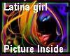 Latina Girl Sticker