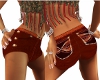 Short Shorts (Rust Red)