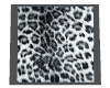 Leopard rug - gray