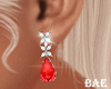 B| Diamond Earrings Ruby