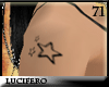 Stars shoulder tattoo