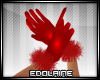 E~ Winter Gloves Red