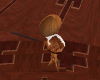 cowhide bar stool